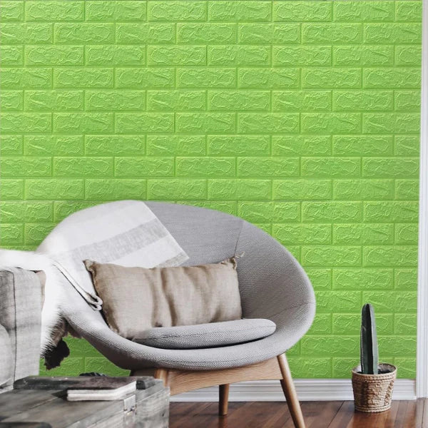 3D Waterproof Foam Brick Wallpaper - (2.26 X 2.52 Feet)